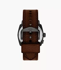 Machine Big Tic 41MM Brown Leather Watch