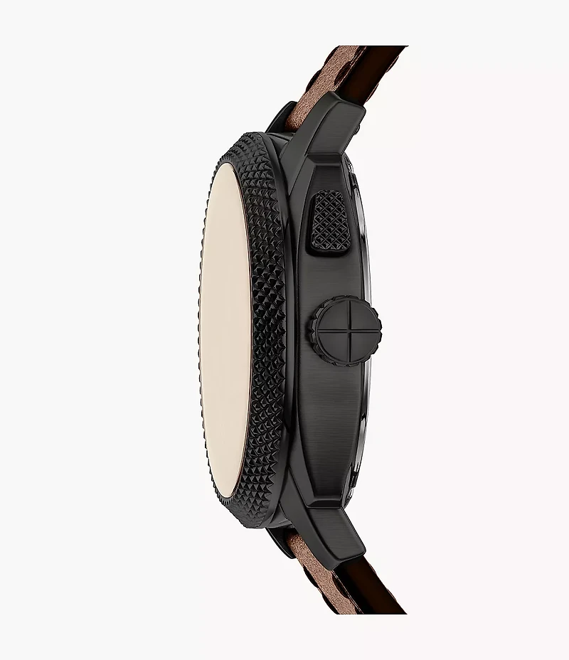 Machine Big Tic 41MM Brown Leather Watch