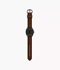Machine Big Tic 41MM Brown Leather Watch