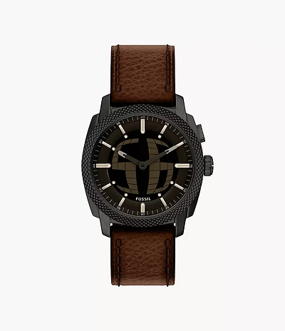 Machine Big Tic 41MM Brown Leather Watch
