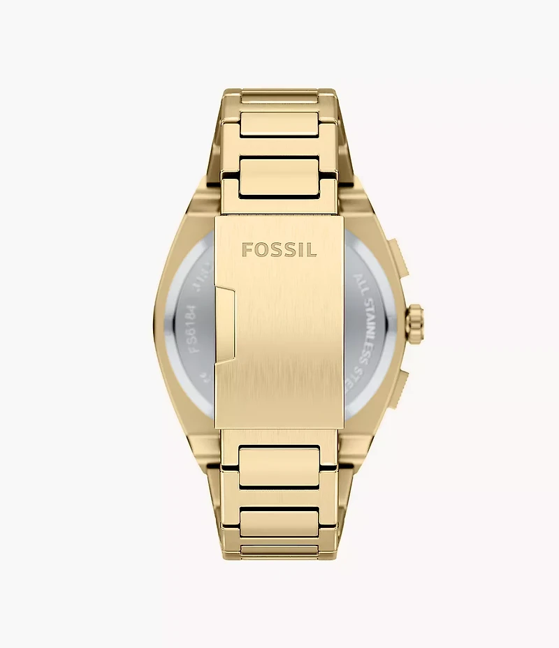 Everett 44mm Chronograph Gold-Tone Stainless Steel Watch
