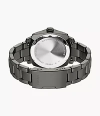 Machine 41mm Three-Hand Date Smoke Stainless Steel Watch