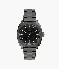 Machine 41mm Three-Hand Date Smoke Stainless Steel Watch