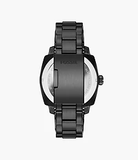 Machine 41mm Three-Hand Date Black Stainless Steel Watch