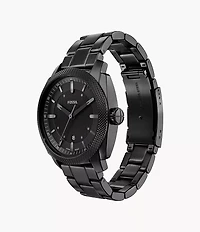 Machine 41mm Three-Hand Date Black Stainless Steel Watch