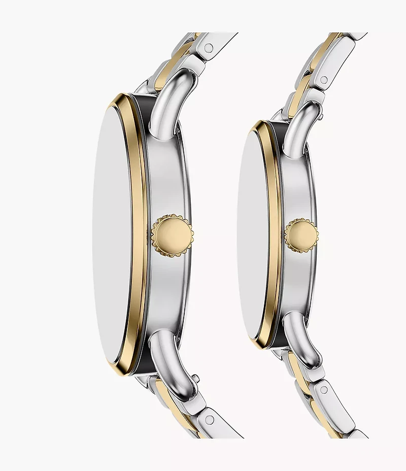 Copeland 42mm Three-Hand Two-Tone Stainless Steel Watch Set