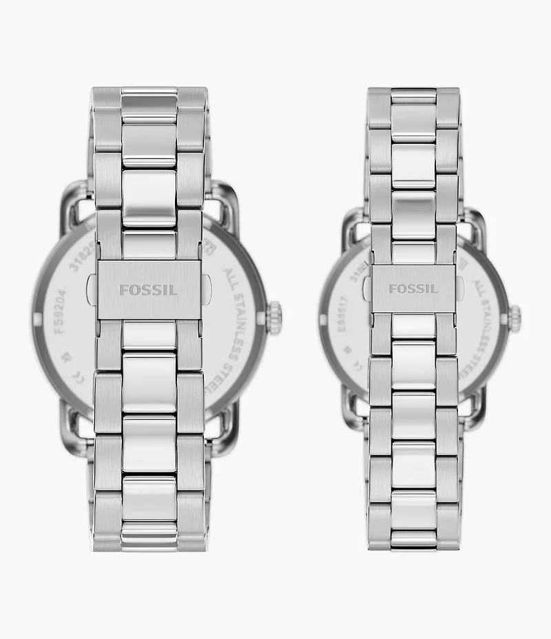 Copeland 42mm Three-Hand Stainless Steel Watch Set