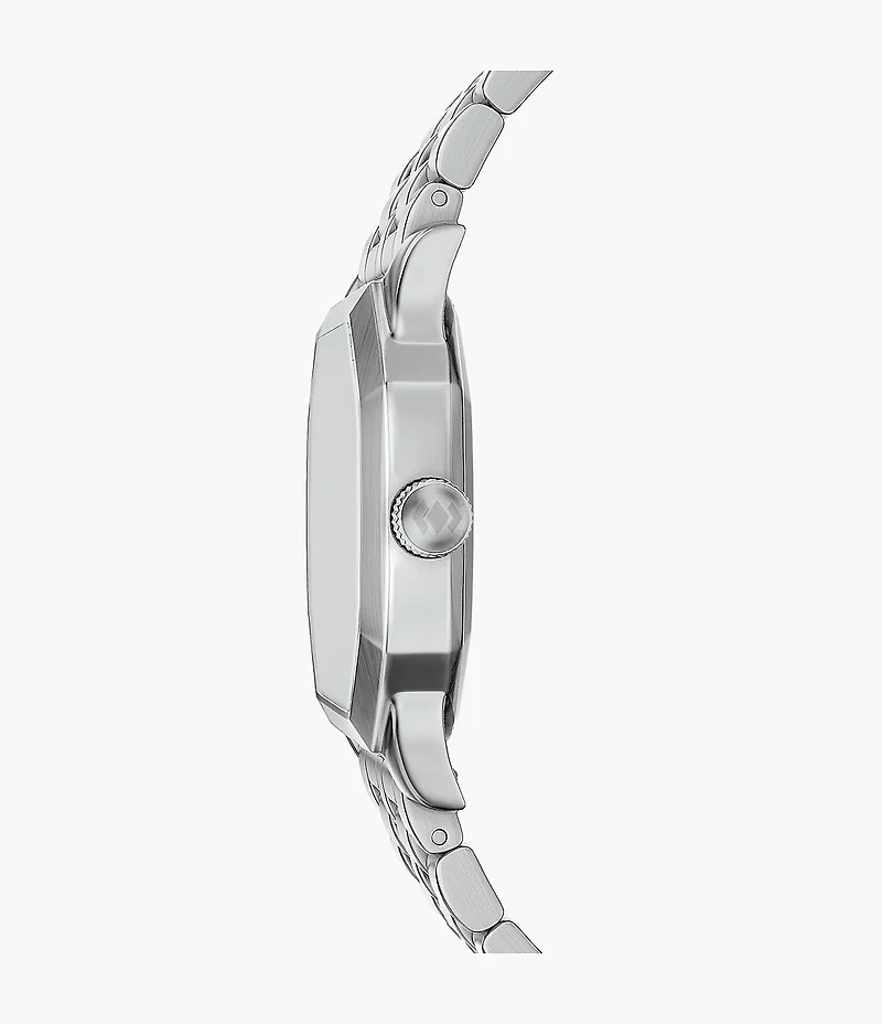 Harlow 33mm Three-Hand Stainless Steel Watch