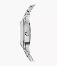 Harlow 33mm Three-Hand Stainless Steel Watch