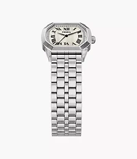 Harlow 33mm Three-Hand Stainless Steel Watch