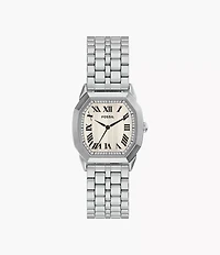 Harlow 33mm Three-Hand Stainless Steel Watch