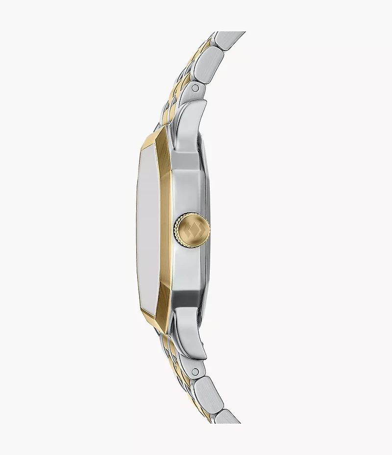 Harlow 33mm Three-Hand Two-Tone Stainless Steel Watch
