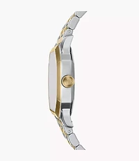 Harlow 33mm Three-Hand Two-Tone Stainless Steel Watch