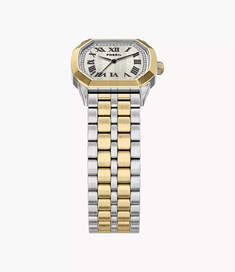 Harlow 33mm Three-Hand Two-Tone Stainless Steel Watch