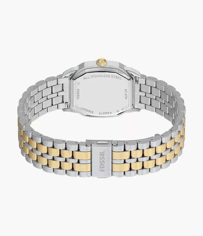 Harlow 33mm Three-Hand Two-Tone Stainless Steel Watch