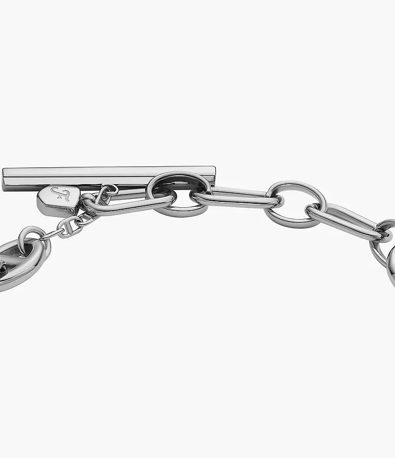 Heritage D-Link Stainless Steel Chain Bracelet