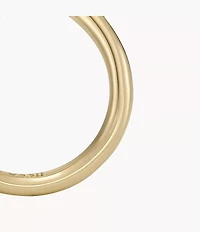Bright Baubles Gold-Tone Brass Toi Et Moi Ring