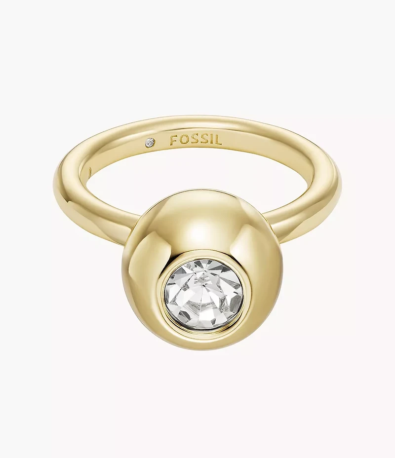 Bright Baubles Gold-Tone Brass Center Focal Ring