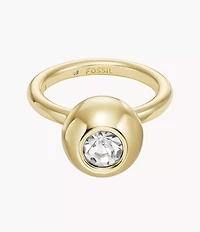 Bright Baubles Gold-Tone Brass Center Focal Ring