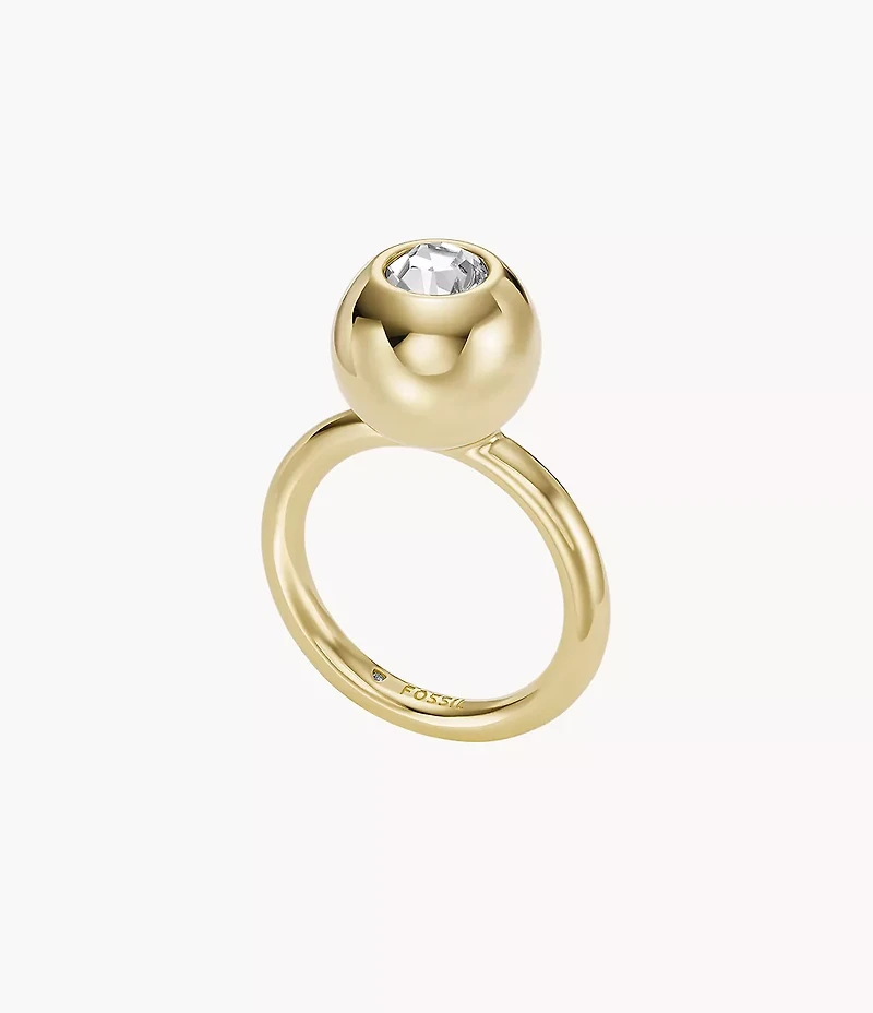Bright Baubles Gold-Tone Brass Center Focal Ring