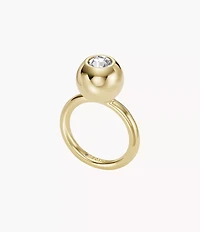 Bright Baubles Gold-Tone Brass Center Focal Ring