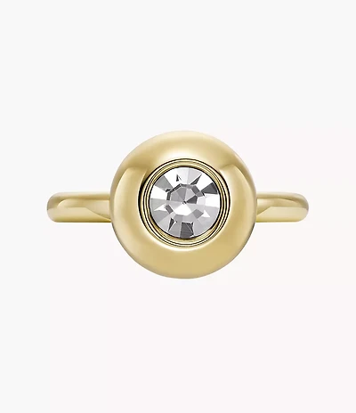 Bright Baubles Gold-Tone Brass Center Focal Ring