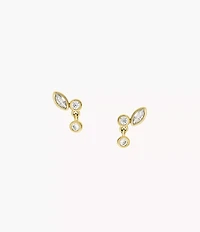 Ellis Toi Et Moi Gold-Tone Brass Stud Earrings
