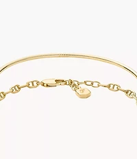 Heritage Gold-Tone Brass Bracelet Gift Set