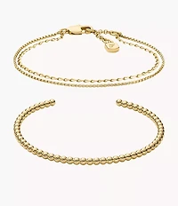 Ellis Gold-Tone Brass Bracelet Gift Set