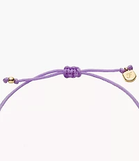Sutton Mini Moments Lavender Gold-Tone Brass Butterfly Bracelet