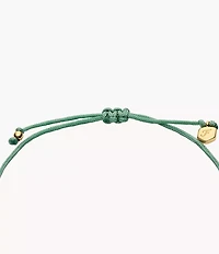 Sutton Mini Moments Seafoam Green Gold-Tone Brass Fish Bracelet