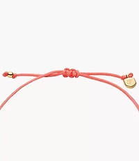 Sutton Mini Moments Coral Gold-Tone Brass Seashell Bracelet