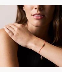 Sutton Mini Moments Coral Gold-Tone Brass Seashell Bracelet