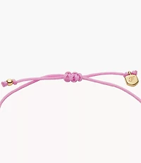 Sutton Mini Moments Dusty Pink Gold-Tone Brass Heart Bracelet