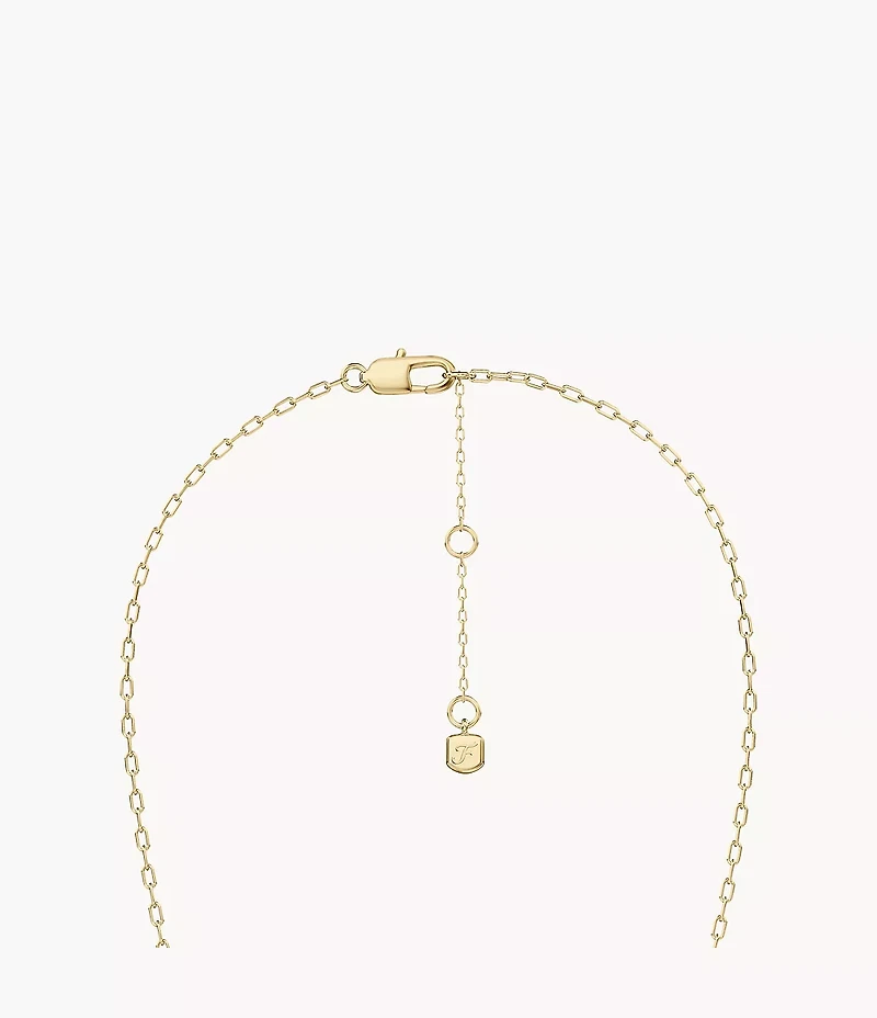 Sutton By The Sea Gold-Tone Brass Shell Necklace