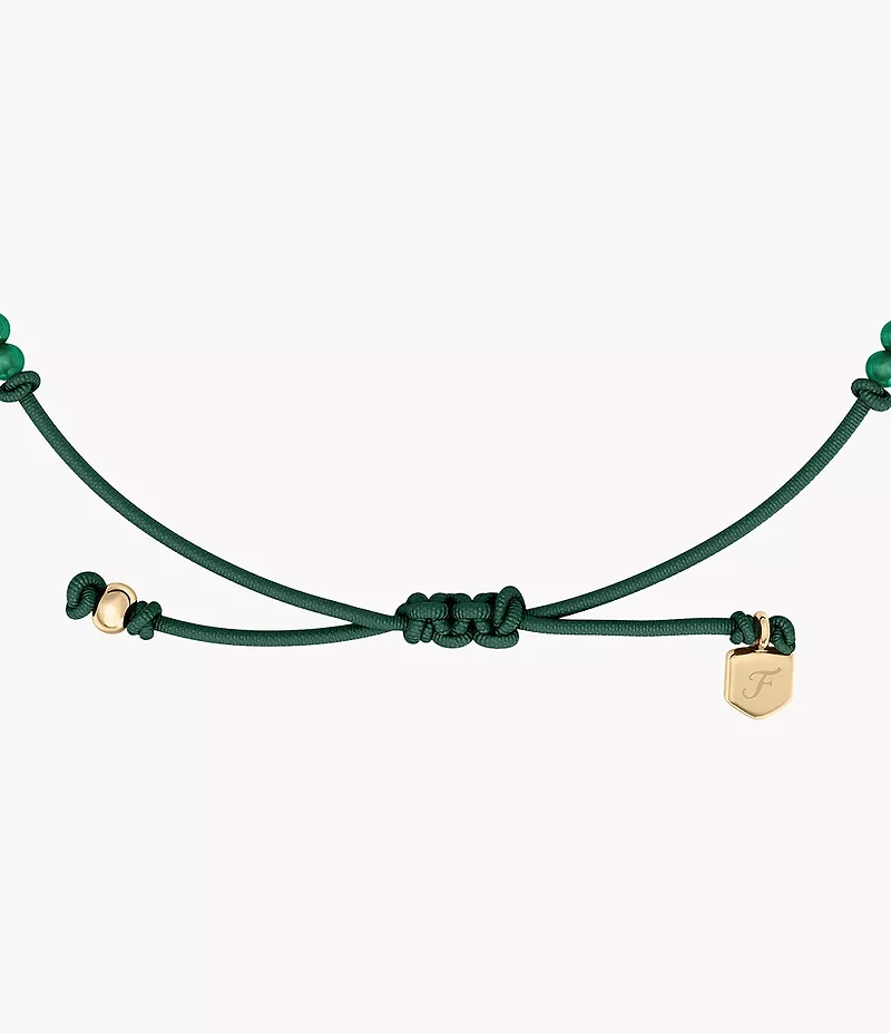 Sutton Mini Moments Green Beaded Clover Bracelet