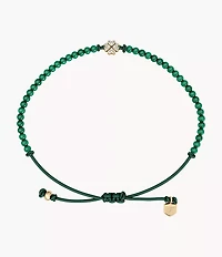 Sutton Mini Moments Green Beaded Clover Bracelet
