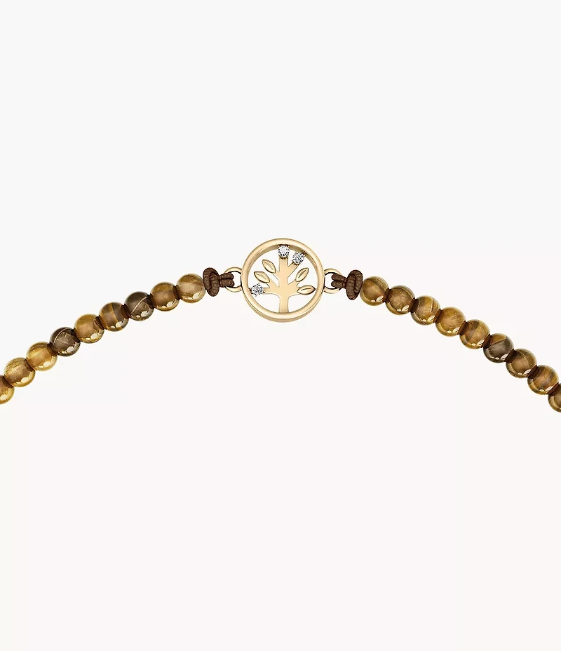 Sutton Mini Moments Brown Beaded Tree of Life Bracelet