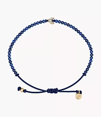 Sutton Mini Moments Blue Beaded Crescent Moon Bracelet