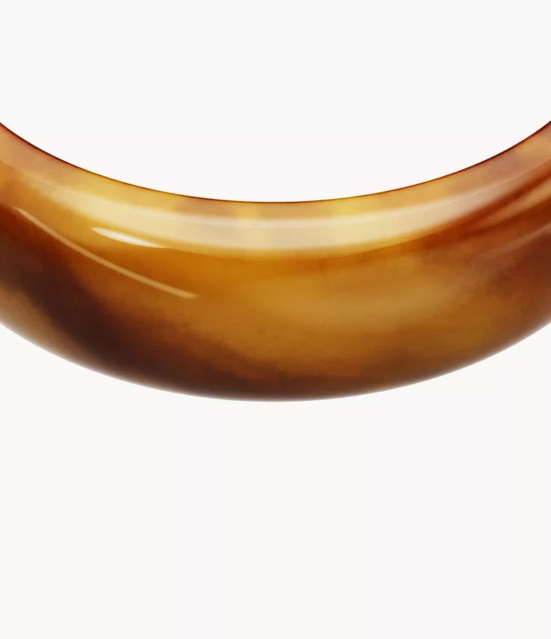 Resin Collection Amber Bangle Bracelet