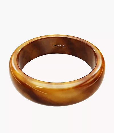Resin Collection Amber Bangle Bracelet