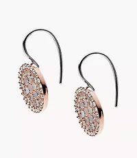 Merrit Mosaic Mother-of-Pearl Disc Drop Earrings