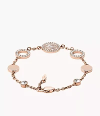 Merrit Mosaic Mother-of-Pearl Disc Station Bracelet