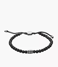 Everett Black Semi-Precious Bracelet