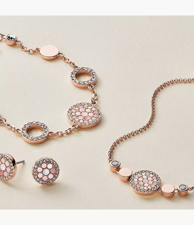 Merrit Mosaic Mother-of-Pearl Disc Bracelet