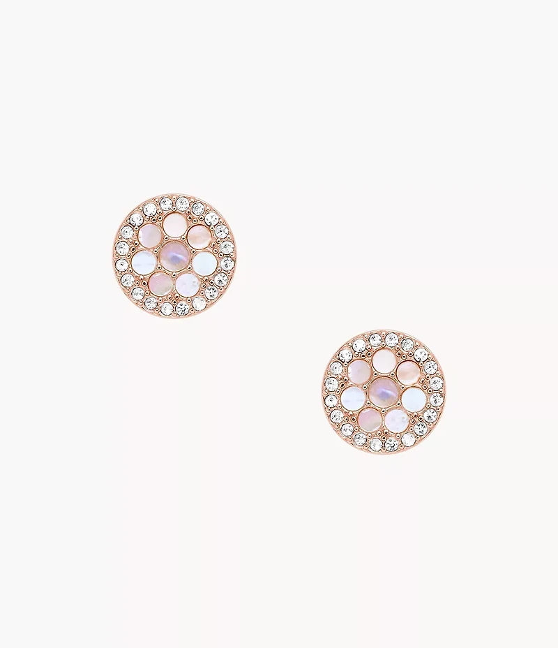 Merrit Mosaic Mother-of-Pearl Stud Earrings