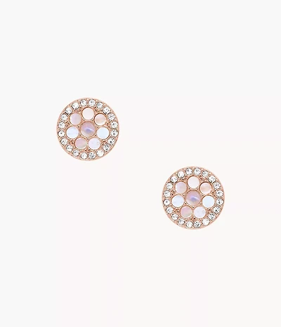 Merrit Mosaic Mother-of-Pearl Stud Earrings