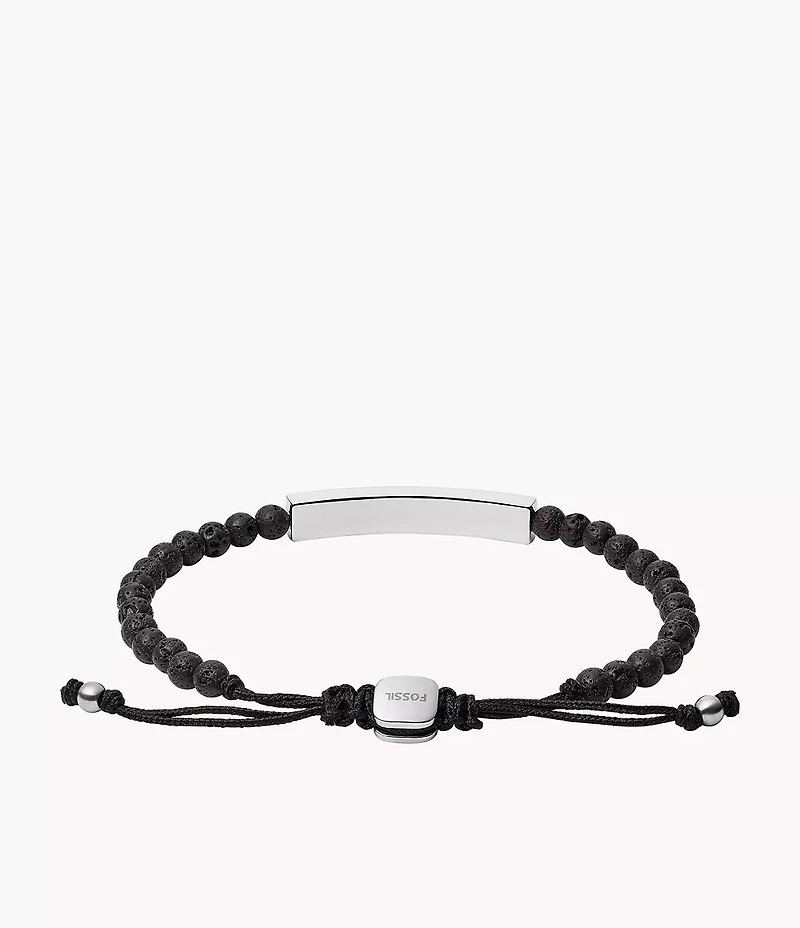 Ellis Plaque Lava Stone Bracelet