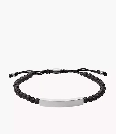 Ellis Plaque Lava Stone Bracelet