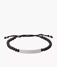 Ellis Plaque Lava Stone Bracelet